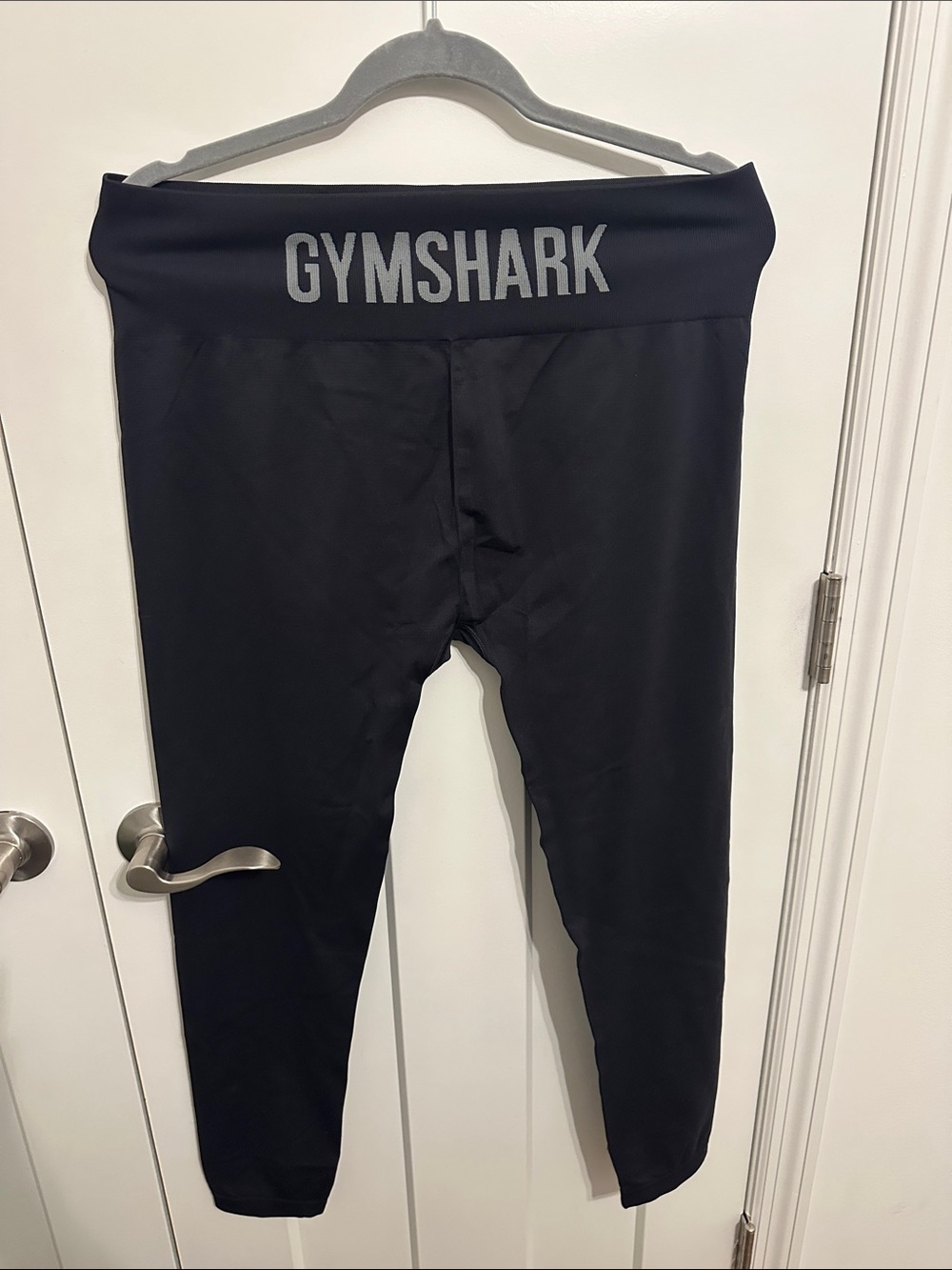 Gymshark Kids Black High-Waist Leggings with Logo